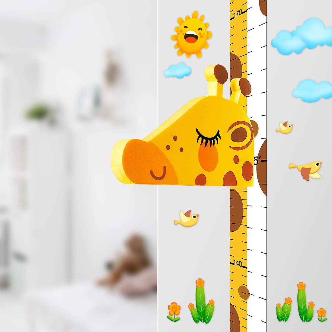 Magnetic Giraffe Height Chart